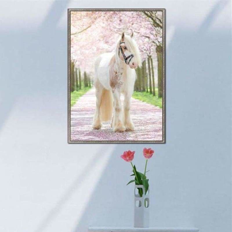 Full Drill - 5D DIY Diamond Painting Kits Romantic White