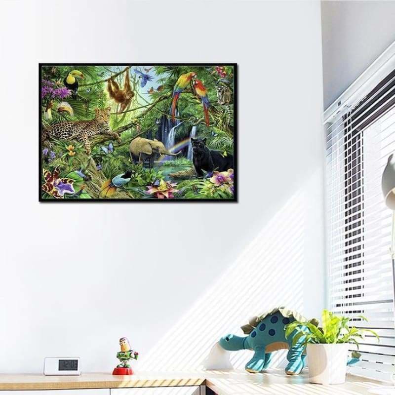 Full Drill - 5D DIY Diamond Painting Kits Special Safari