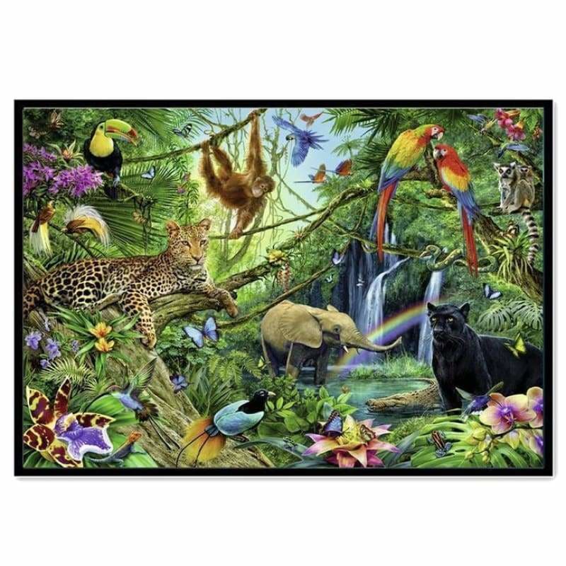Full Drill - 5D DIY Diamond Painting Kits Special Safari