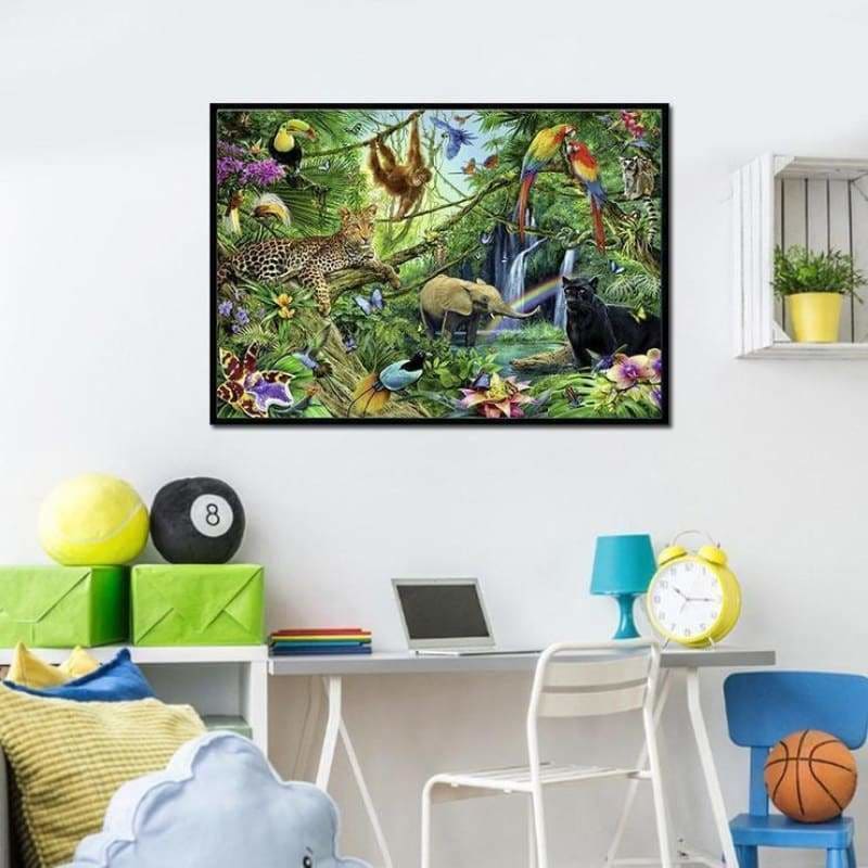 Full Drill - 5D DIY Diamond Painting Kits Special Safari