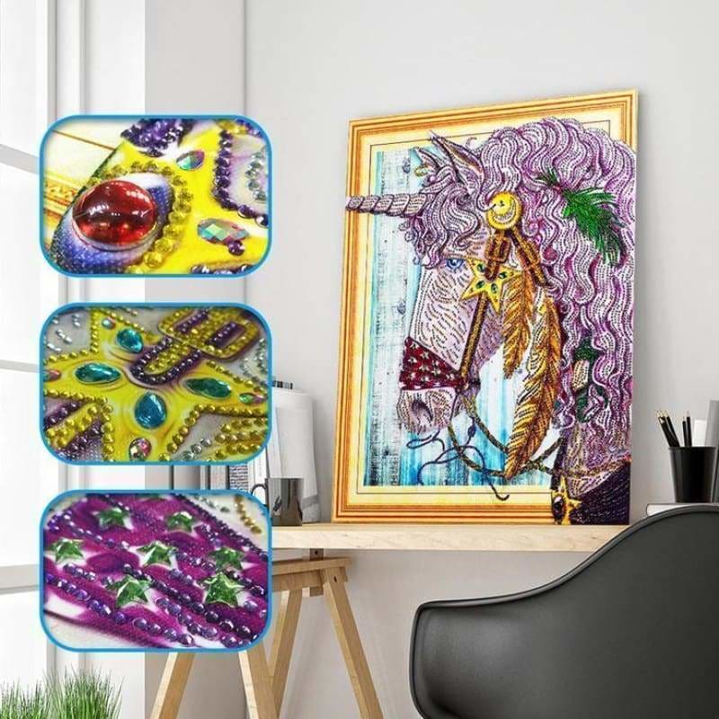Full Drill - 5D DIY Diamond Painting Kits Special Unicorn -