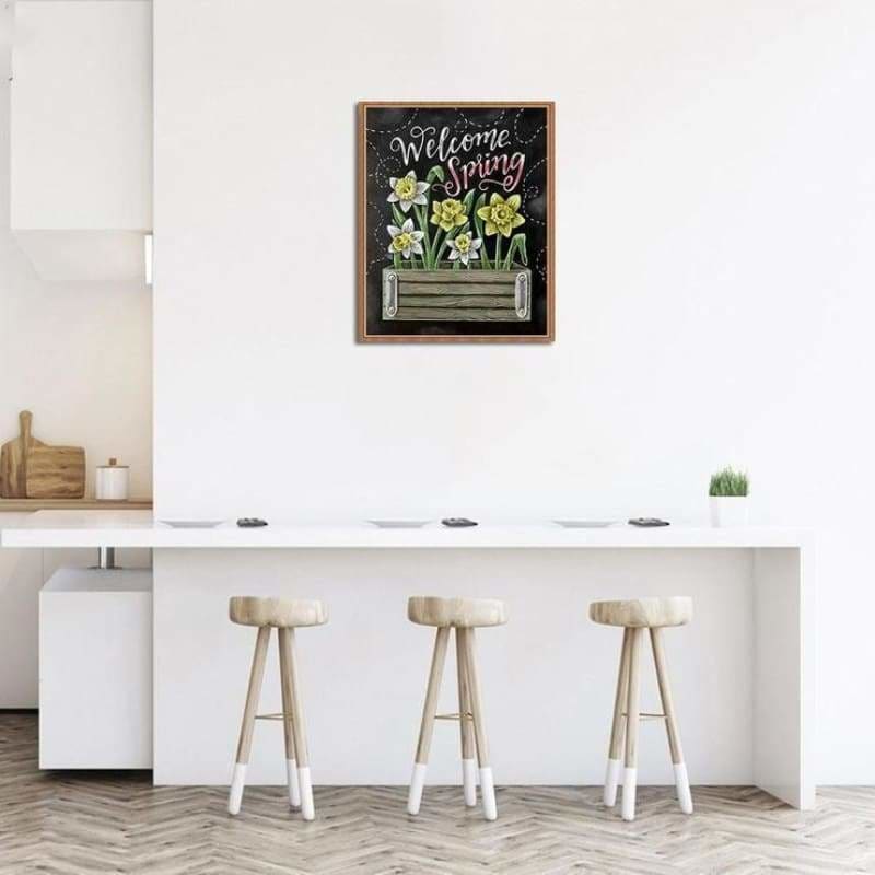 Full Drill - 5D DIY Diamond Painting Kits Spring Flowers