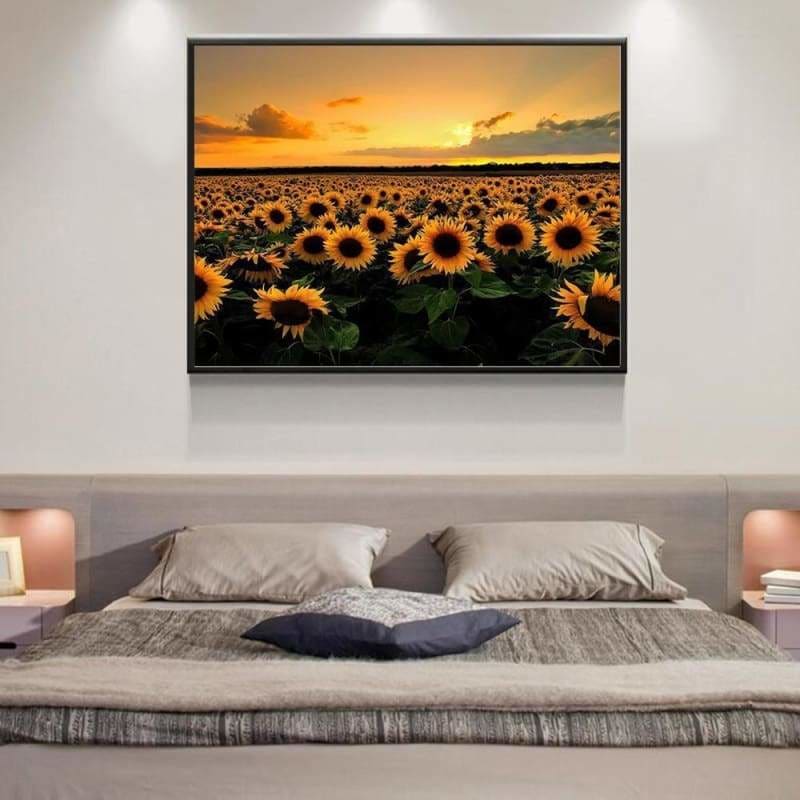 Full Drill - 5D DIY Diamond Painting Kits Sunset Plant