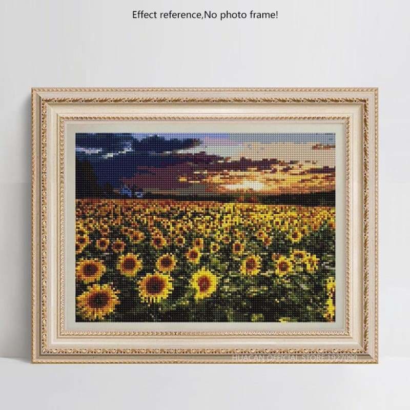Full Drill - 5D DIY Diamond Painting Kits Sunset Plant