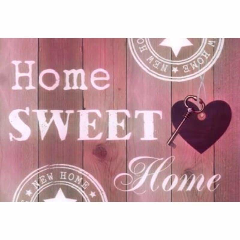 Full Drill - 5D DIY Diamond Painting Kits Sweet Home Word -