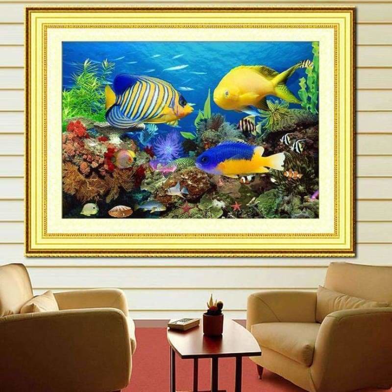 Full Drill - 5D DIY Diamond Painting Kits Undersea Animal
