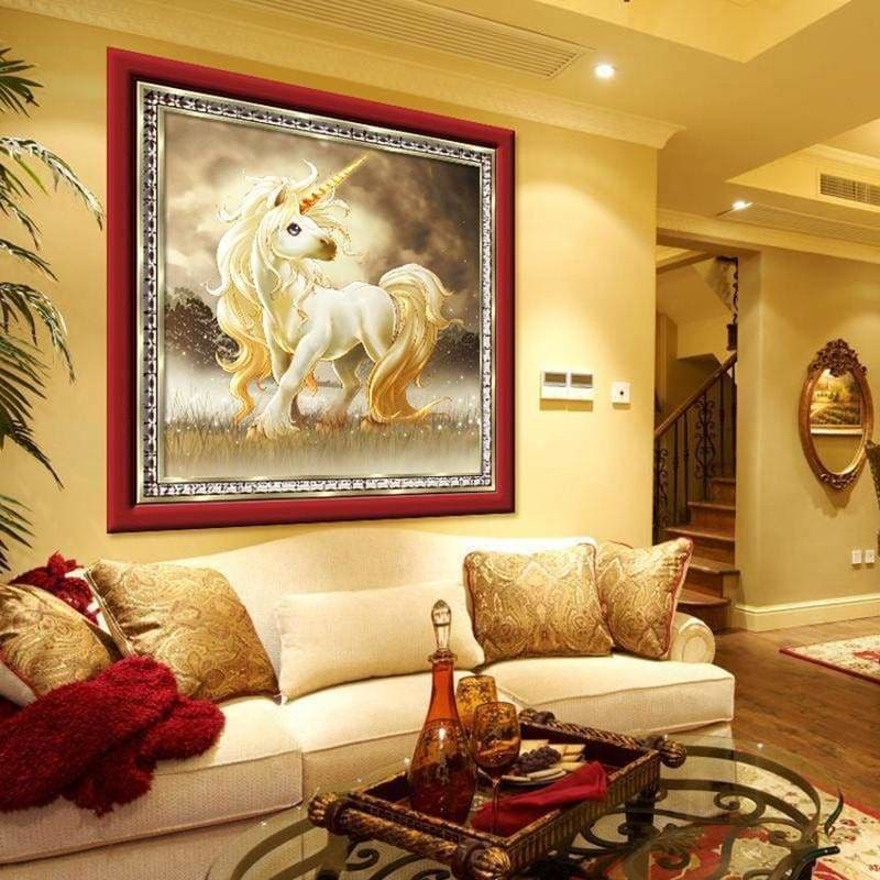 Full Drill - 5D DIY Diamond Painting Kits Visional Cute Gold