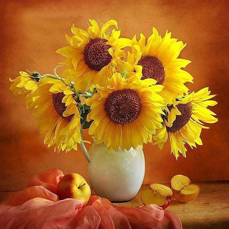 Full Drill - 5D DIY Diamond Painting Kits Warm Sunflower