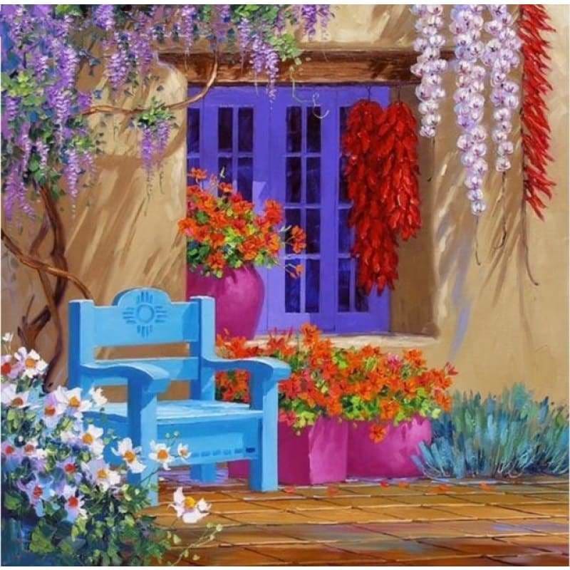 Full Drill - 5D DIY Diamond Painting Kits Watercolor New Arrival Garden Wall Decor - NEEDLEWORK KITS