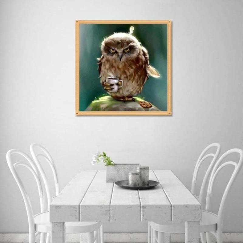 Full Drill - 5D DIY Diamond Painting Kits Watercolor Owl