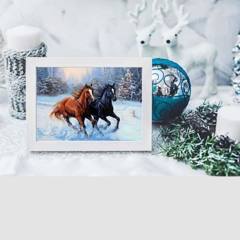 Full Drill - 5D DIY Diamond Painting Kits Winter Animal