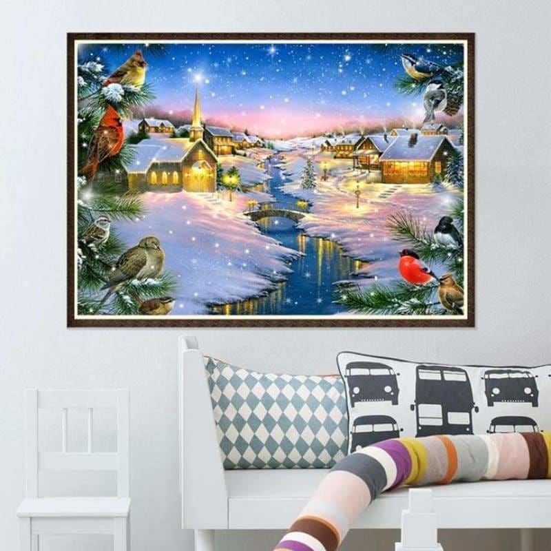 Full Drill - 5D DIY Diamond Painting Kits Winter Landscape