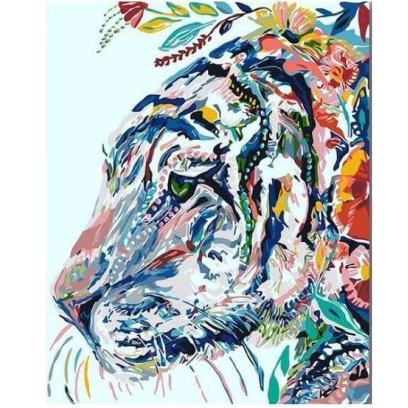 Gipsy Hipster Tiger Diy Paint By Numbers Kits PBN92489 - NEEDLEWORK KITS