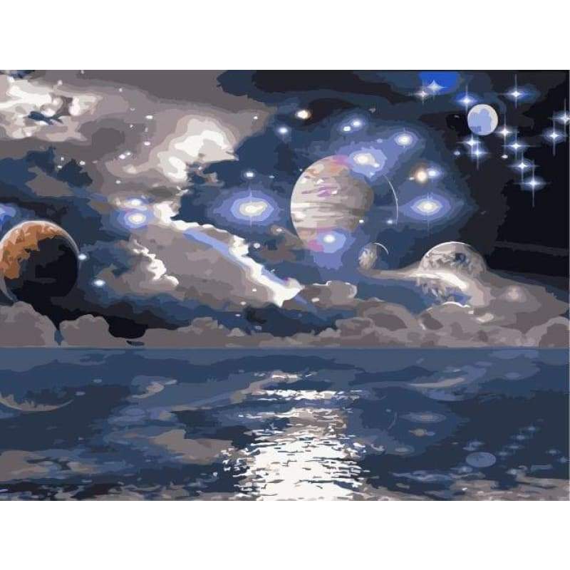 Landscape Diy Paint By Numbers Kits WM-1459 - NEEDLEWORK KITS