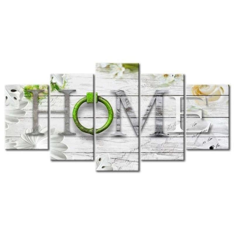 Large Size 5pcs Sweet Home Multi Panel Full Drill - 5D Diy