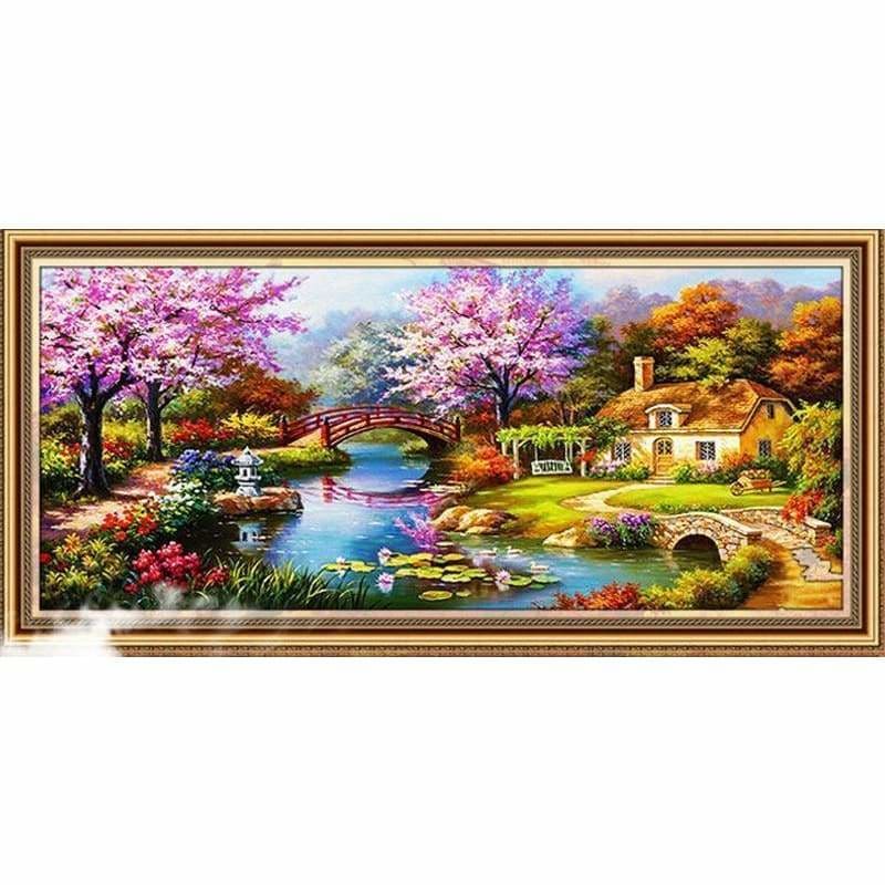 Large Sizes Wall Decor Landscape Nature Full Drill - 5D Diy