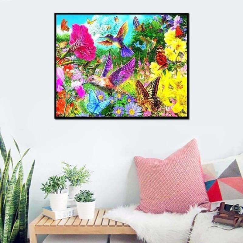 Modern Art Style Bird Pattern Diy Full Drill - 5D Mosaic
