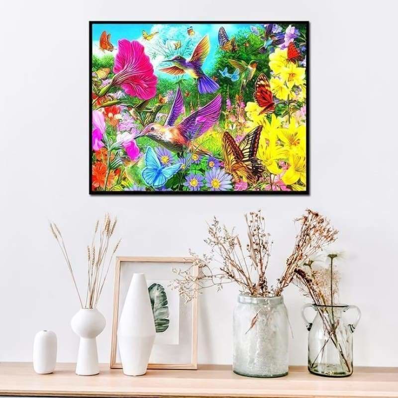 Modern Art Style Bird Pattern Diy Full Drill - 5D Mosaic