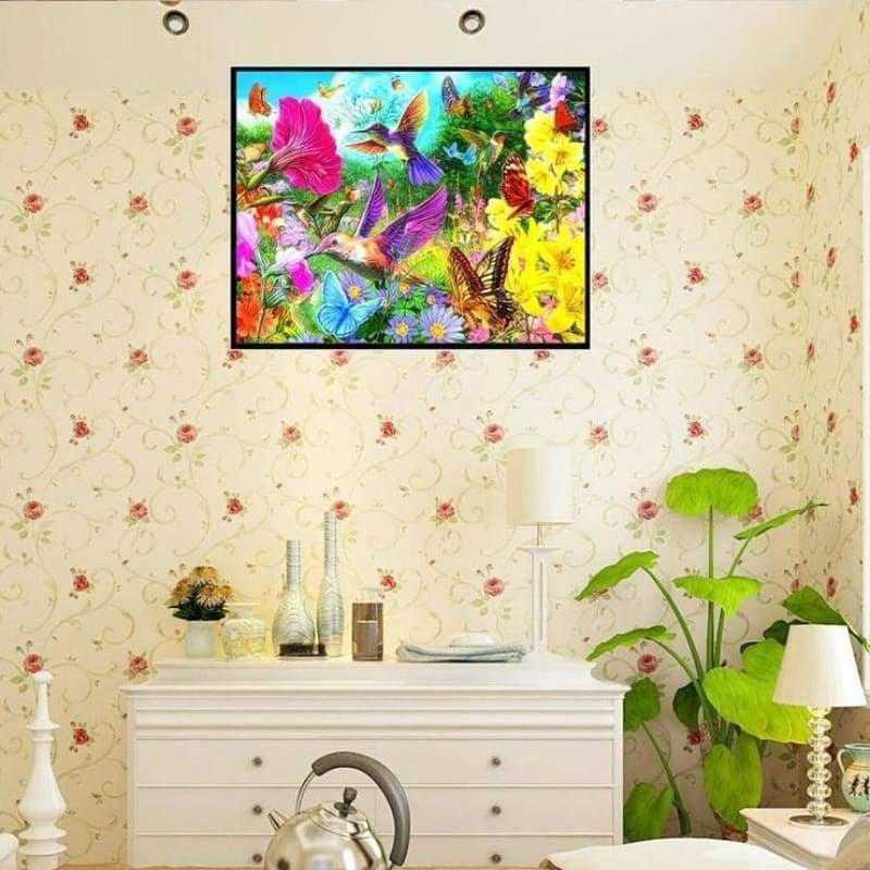 Modern Art Style Bird Pattern Diy Full Drill - 5D Mosaic