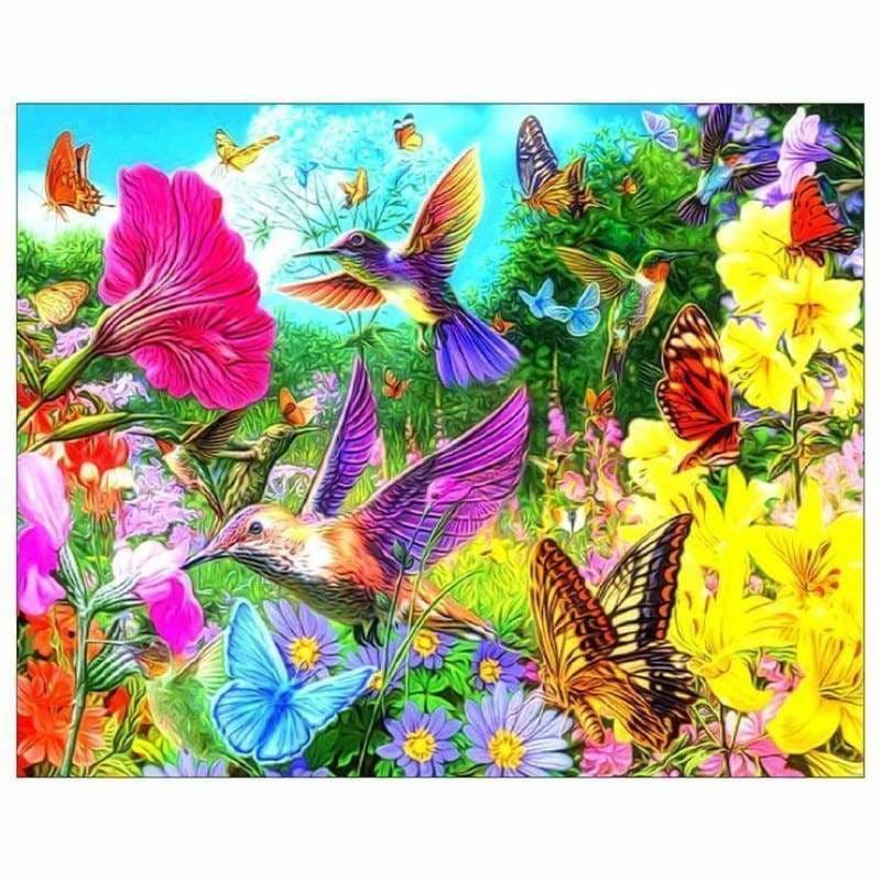 Modern Art Style Bird Pattern Diy Full Drill - 5D Mosaic
