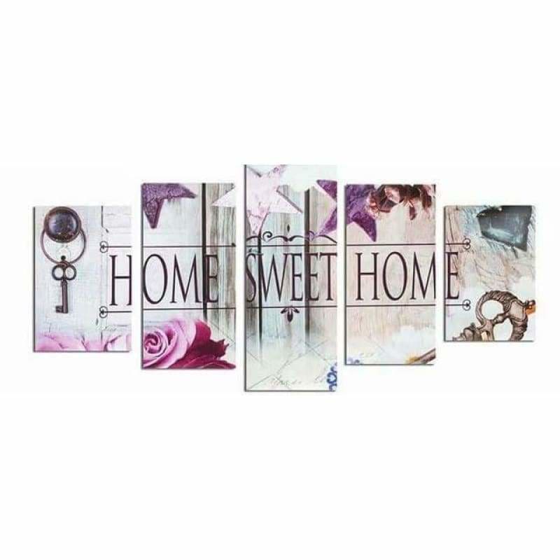 Modern Art Sweet Home Multi Panel Full Drill - 5D Diy