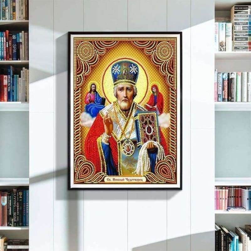 New Christian Portrait Full Drill - 5D Diy Embroidery Diamond Painting Kits QB8087 - NEEDLEWORK KITS