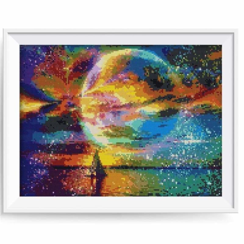 New Dream Landscape Sky Star Moon Diy Full Drill - 5D