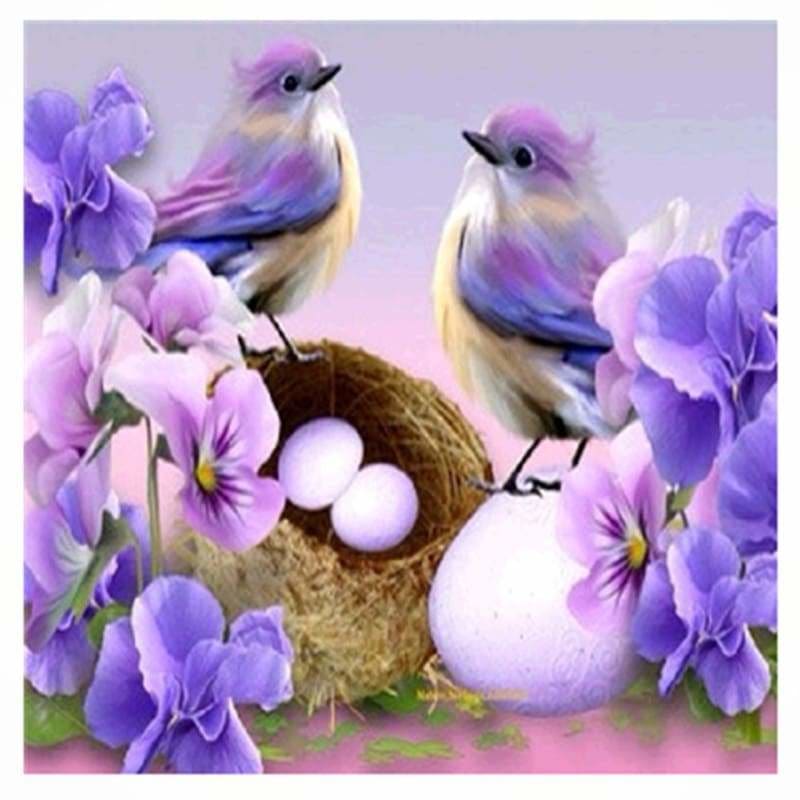 New Hot Sale Canvas Animal Bird Full Drill - 5D Diy Diamond