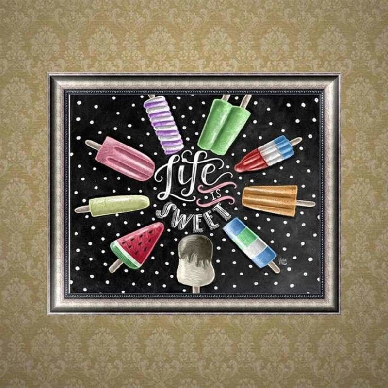 New Hot Sale Colorful Ice Cream Full Drill - 5D DIY Diamond