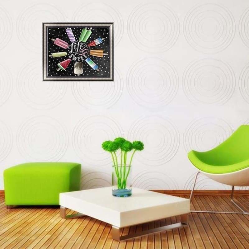 New Hot Sale Colorful Ice Cream Full Drill - 5D DIY Diamond