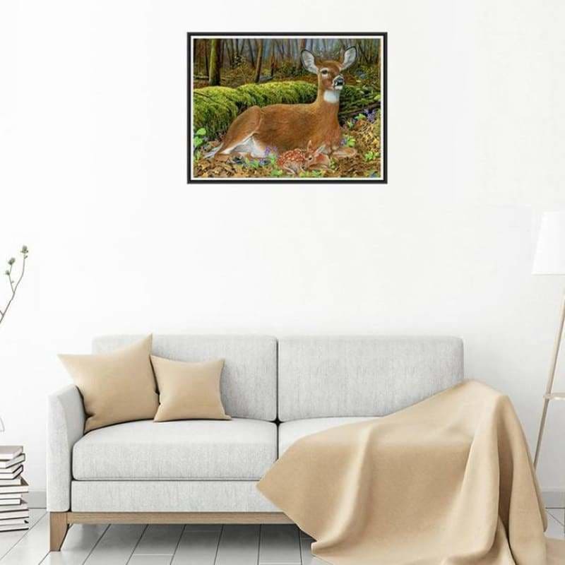 New Hot Sale Cute Deer Wall Decor Full Drill - 5D Diy
