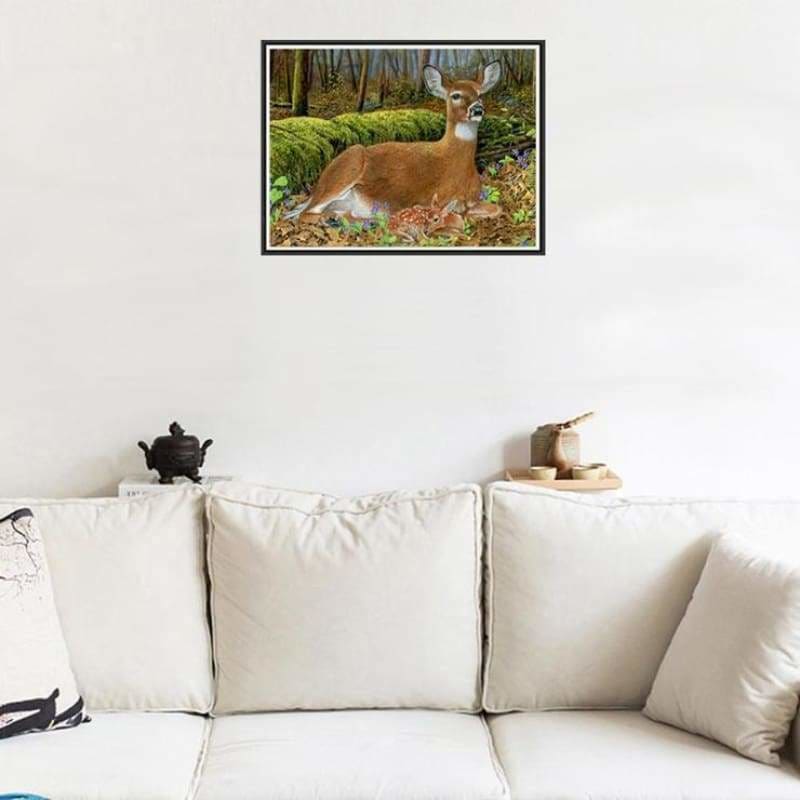 New Hot Sale Cute Deer Wall Decor Full Drill - 5D Diy
