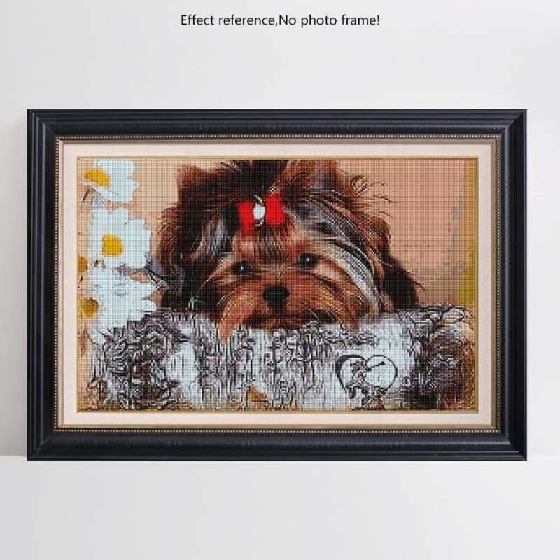 New Hot Sale Cute Dog Picture Full Drill - 5D Diamond