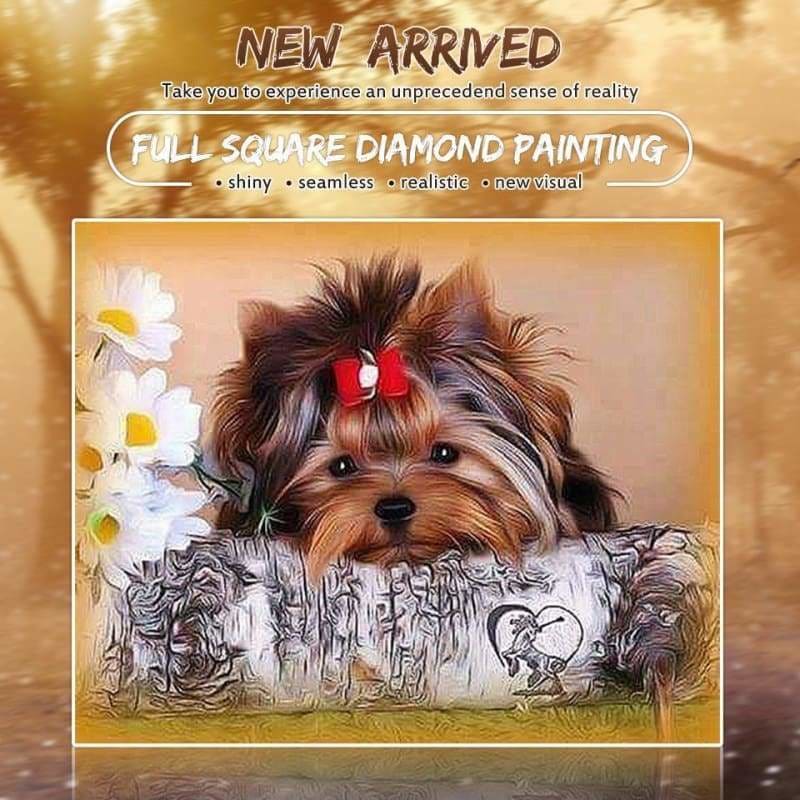 New Hot Sale Cute Dog Picture Full Drill - 5D Diamond