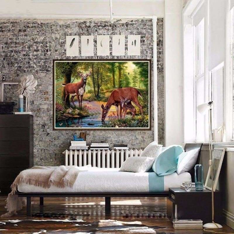 New Hot Sale Deer Pattern Full Drill - 5D Diy Diamond