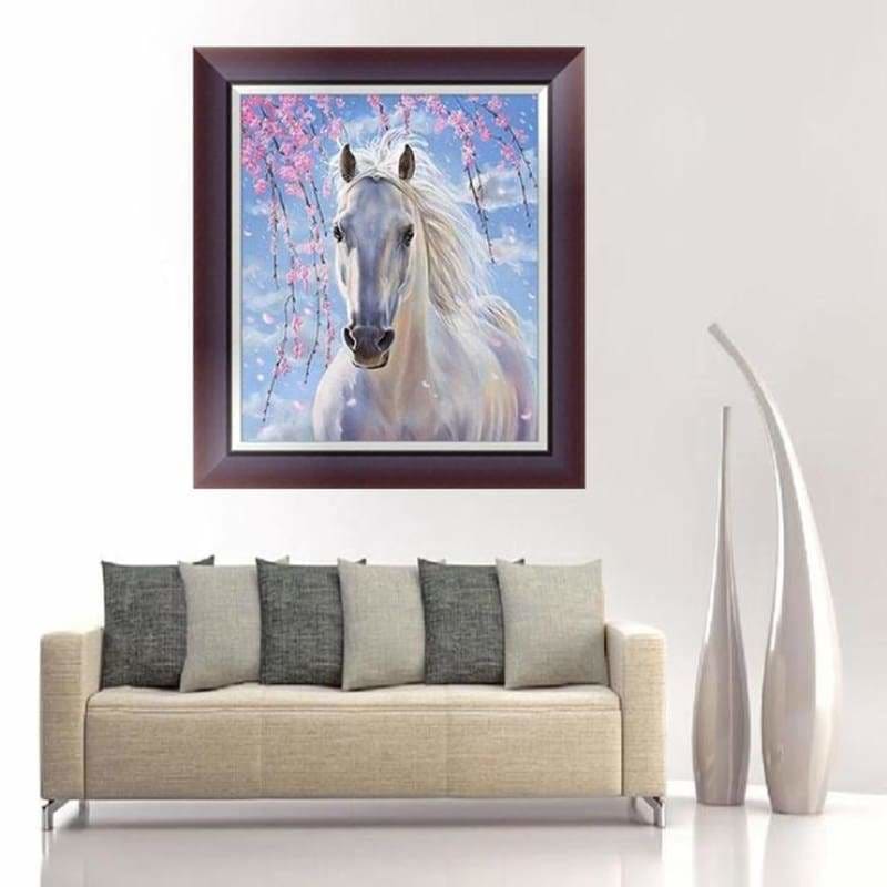New Hot Sale Embroidery Animal Horse Full Drill - 5D Diy