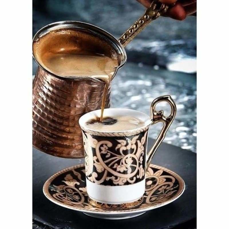 New Hot Sale Full Square Drill Coffee Cup Full Drill - 5D