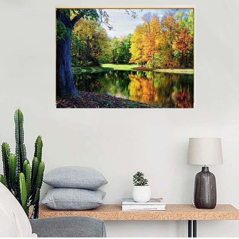 New Hot Sale Lake Forest Landscape Diy Full Drill - 5D