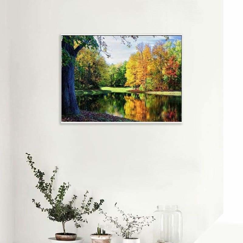 New Hot Sale Lake Forest Landscape Diy Full Drill - 5D