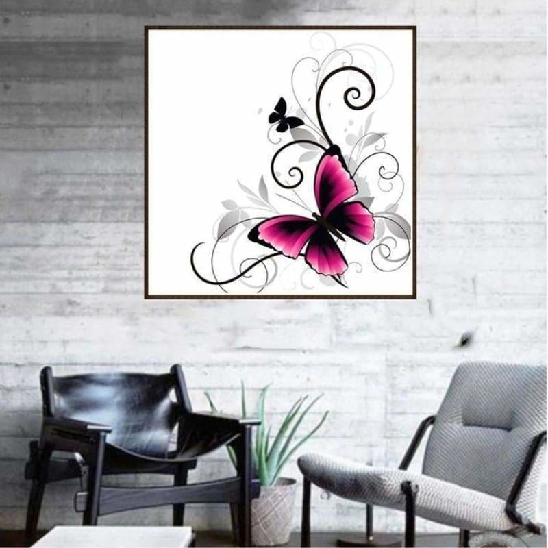 New Modern Art Style Butterfly Diy Full Drill - 5D Full