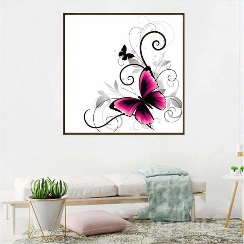 New Modern Art Style Butterfly Diy Full Drill - 5D Full