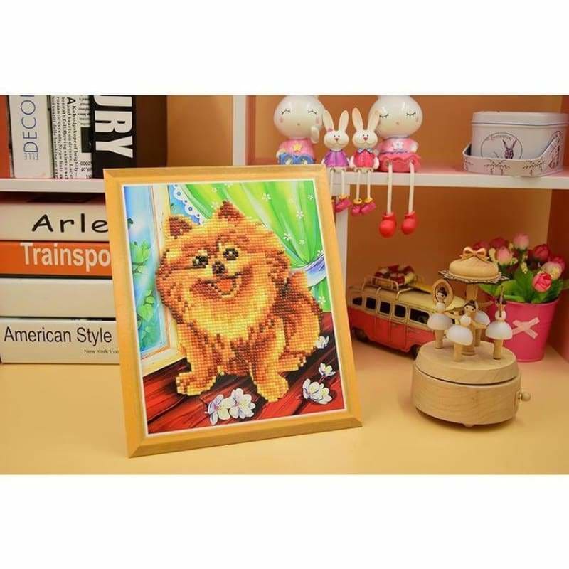 New Oil Painting Style Pet Dog Diy Full Drill - 5D Full