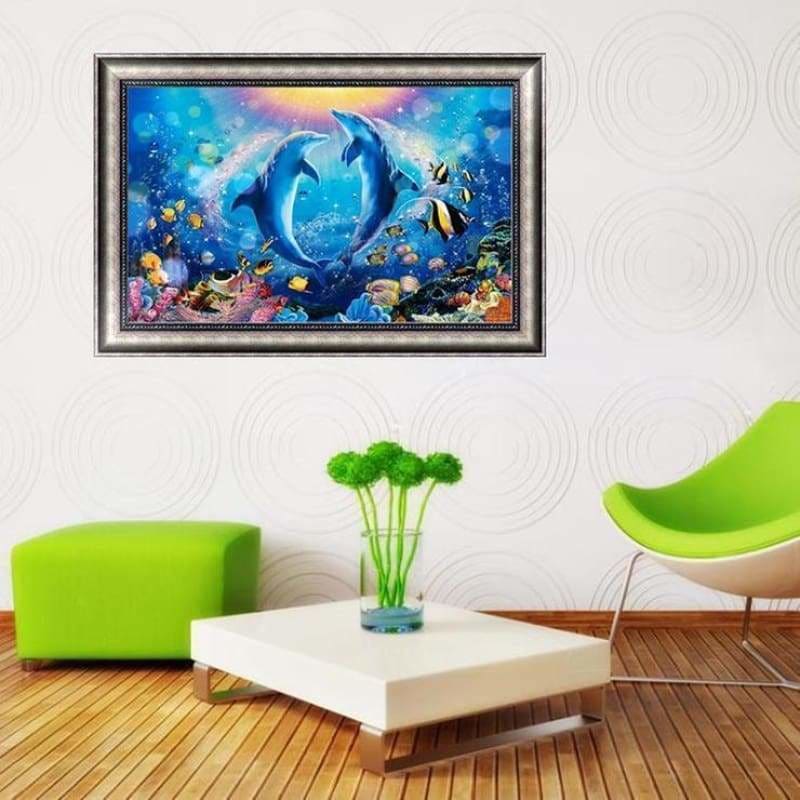 New Special Dolphin Full Drill - 5D Diy Diamond Painting