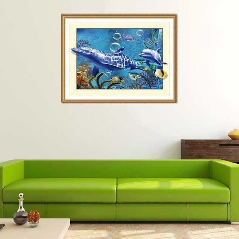 New Special Dolphin Full Drill - 5D Diy Diamond Painting