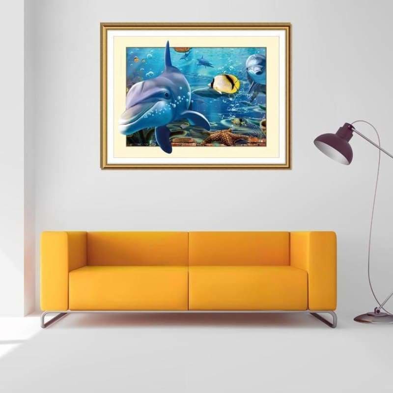 New Special Dolphin Full Drill - 5D Diy Diamond Painting