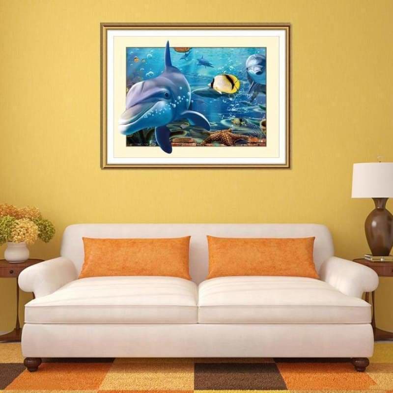 New Special Dolphin Full Drill - 5D Diy Diamond Painting