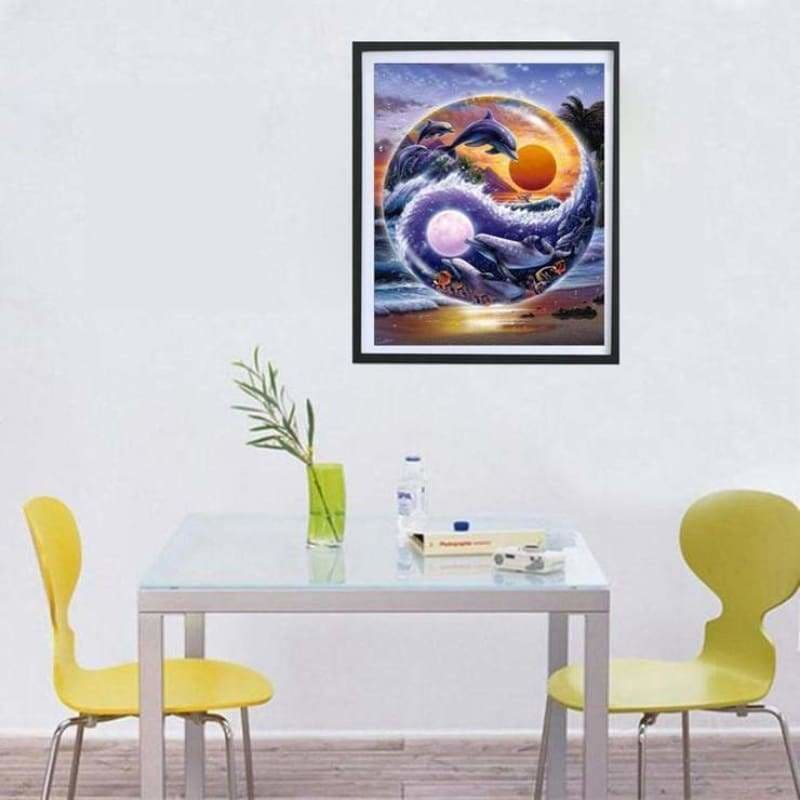 New Style Dolphin Full Drill - 5D Diy Diamond Painting Kits