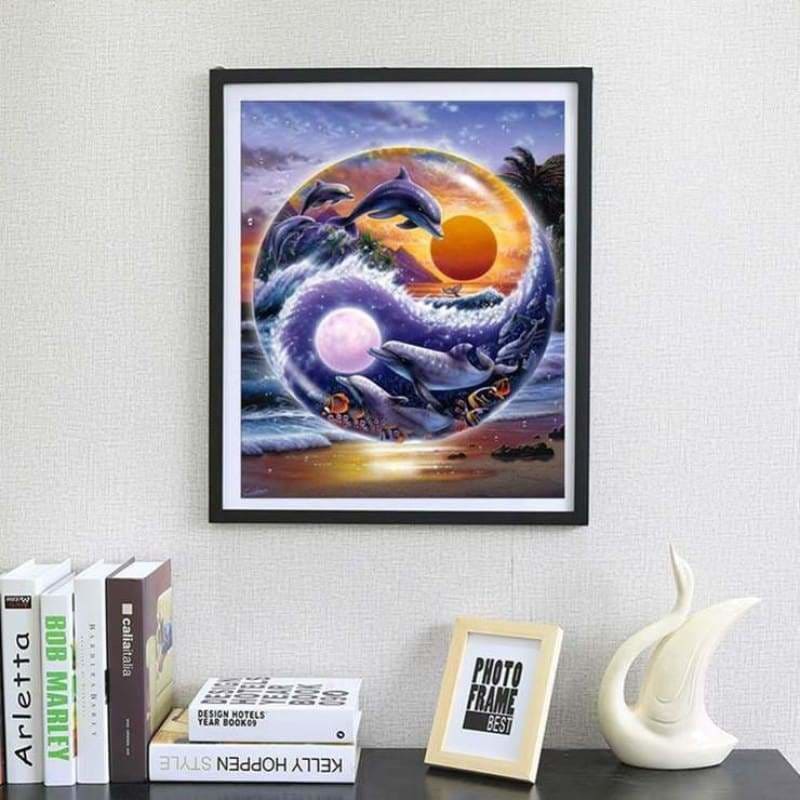 New Style Dolphin Full Drill - 5D Diy Diamond Painting Kits