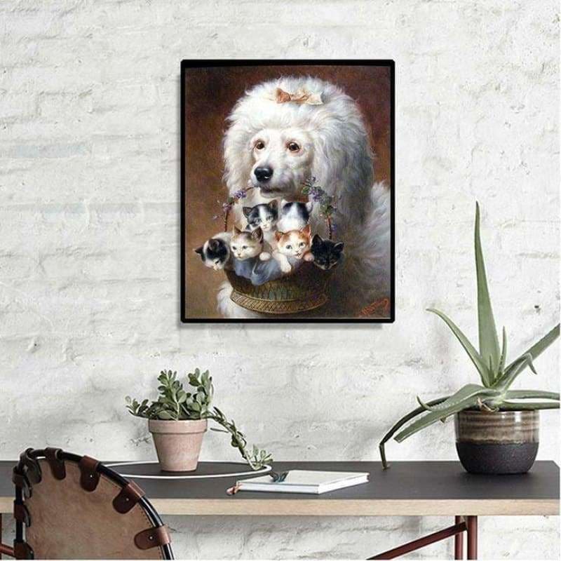 Oil Painting Style Cat Full Drill - 5D Diy Diamond Painting