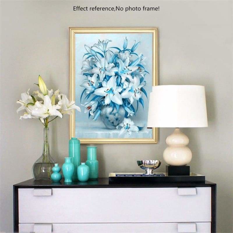 Oil Painting Style Flower Decor Full Drill - 5D Diy Diamond
